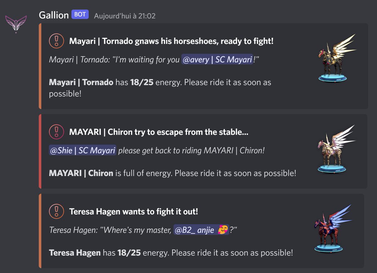 <a href="/GallionBot/">Gallion</a> now supports Pegaxy ! 🥳

<a href="/PegaxyOfficial/">Pegaxy</a> #Pegaxy #PegaxyScholarships #AxieInfinity #AxieScholarship