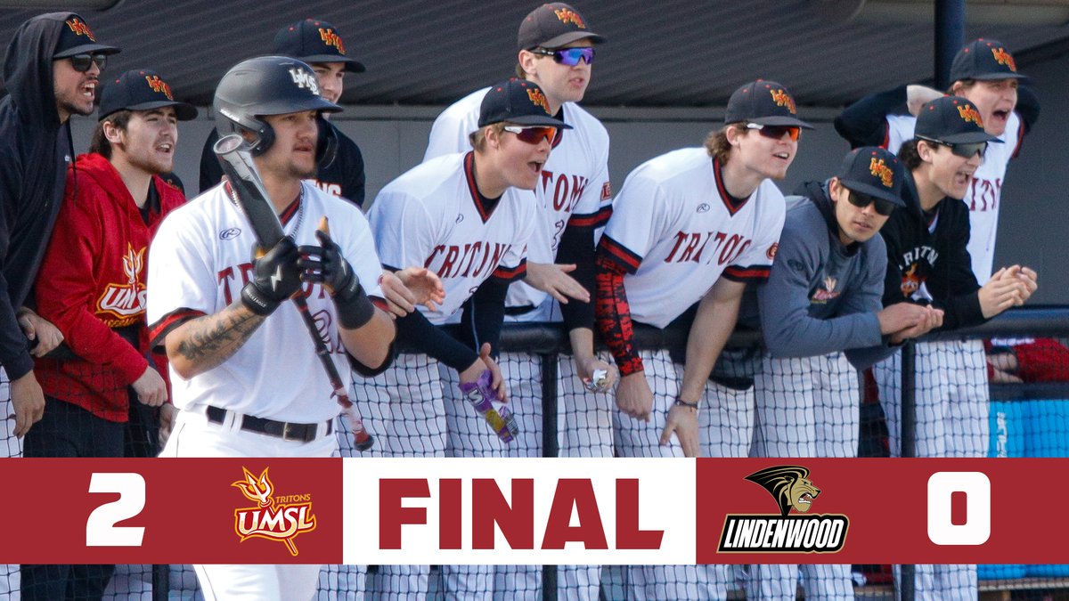 UMSLAthletics's tweet photo. That's a series WINNER! 
@UMSLBSB takes game 4 against Lindenwood 2-0!

W: Jack Rhodes - 8 IP, 0 ER, 3 H, 5 K
SV: Trent Anderson (2)

Kameron Laskowski - 2-for-3, 1 RBI
Logan Mantz - 2-for-4

#GLVCbase https://t.co/OTk8Jbi3nl