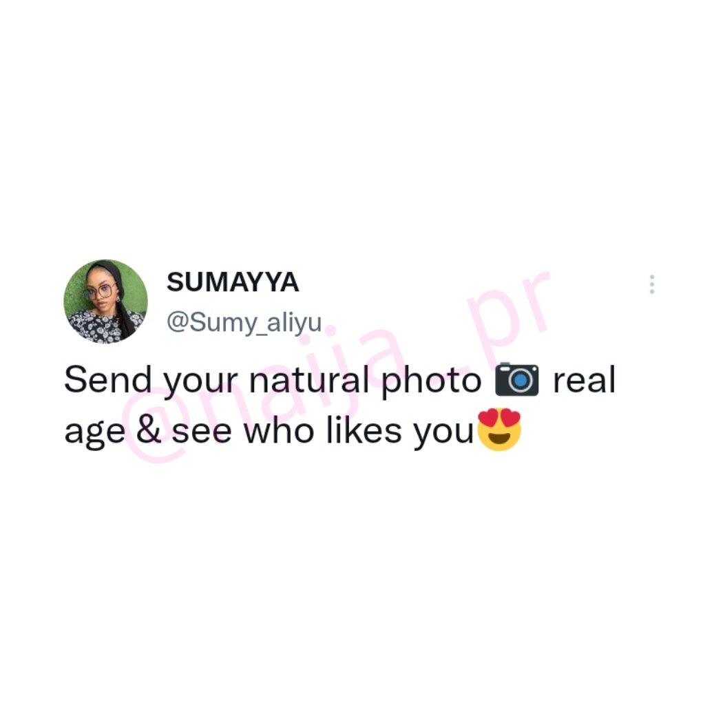 Naija tweet media