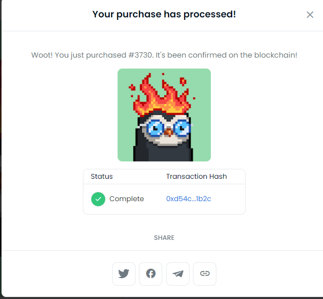 We did a thing today #moonbirds @moonbirds_xyz
