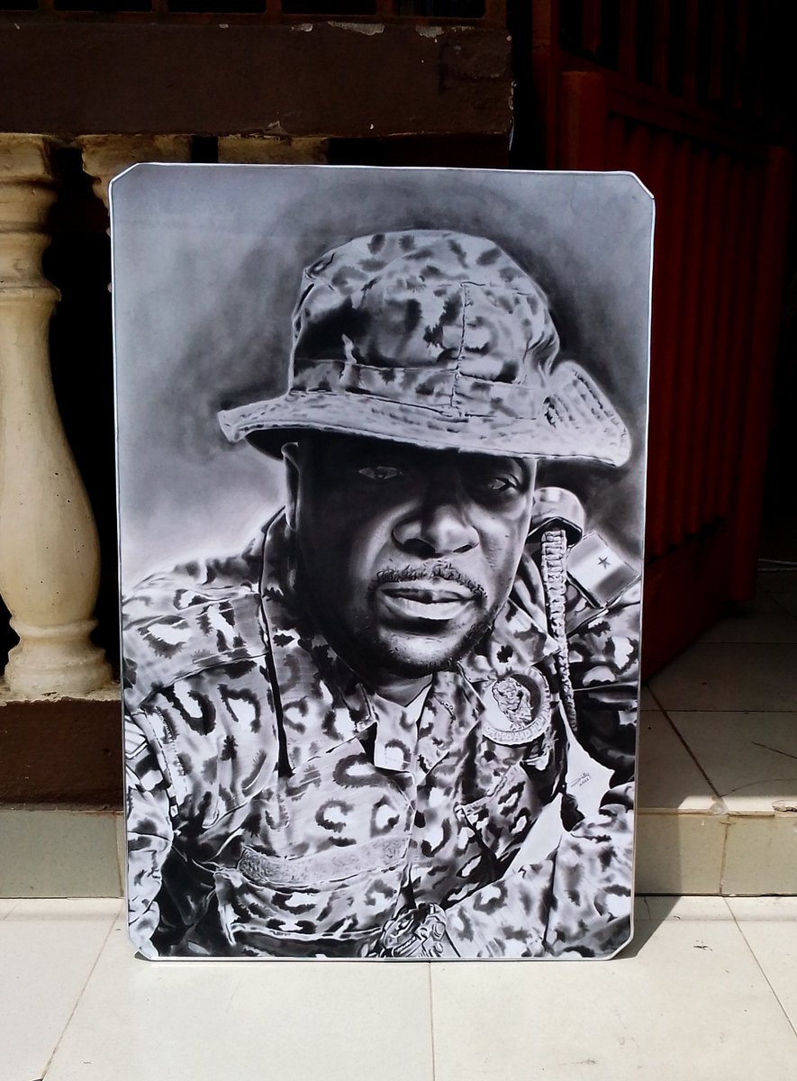 Pencil portrait
24" x 36"
Charcoal pencil on chromo
Commissioned by Patrick Dorwodoe 
 #pencildrawing #charcoalportrait  #drawing #pencilportrait #portrait