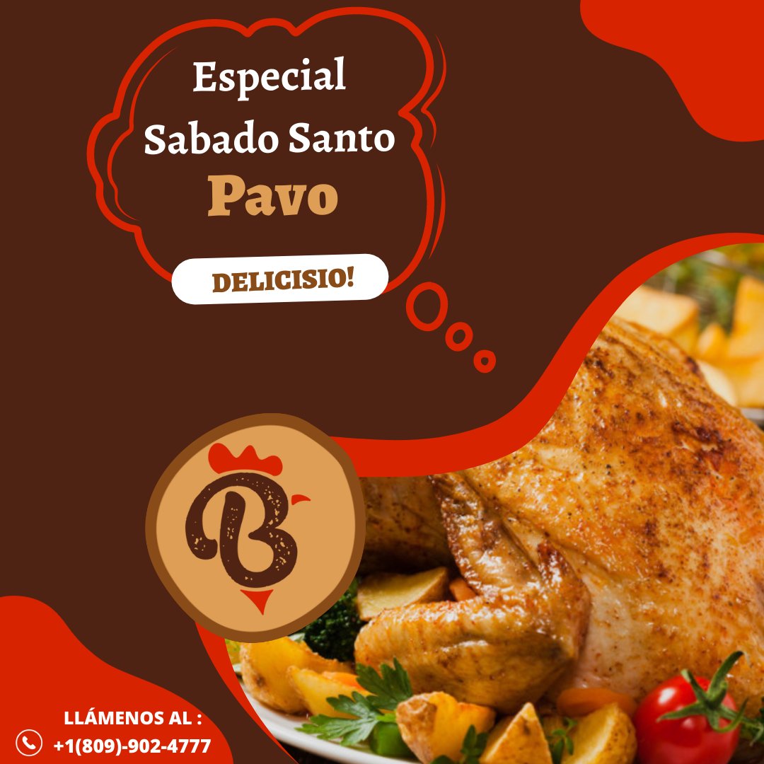 Bellatakeout's tweet photo. Especial Sabado Santo: 
Lasana y Pavo

Llamenos al: +1(809)-902-4777 https://t.co/efWBkiIFnW