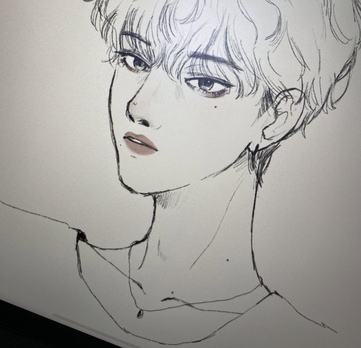 하란 공부는 안하고 낙서질