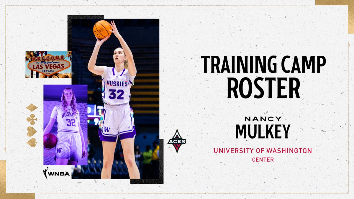 Las Vegas Aces (@lvaces) on Twitter photo 𝗢𝗙𝗙𝗜𝗖𝗜𝗔𝗟: The Aces have signed Nancy Mulkey to our training camp roster.
Welcome to Las Vegas, <a href="/nancymulkey/">Nancy Mulkey</a>!
#ALLIN ♦️♠️ 𝗢𝗙𝗙𝗜𝗖𝗜𝗔𝗟: The Aces have signed Nancy Mulkey to our training camp roster.
Welcome to Las Vegas, <a href="/nancymulkey/">Nancy Mulkey</a>!
#ALLIN ♦️♠️
