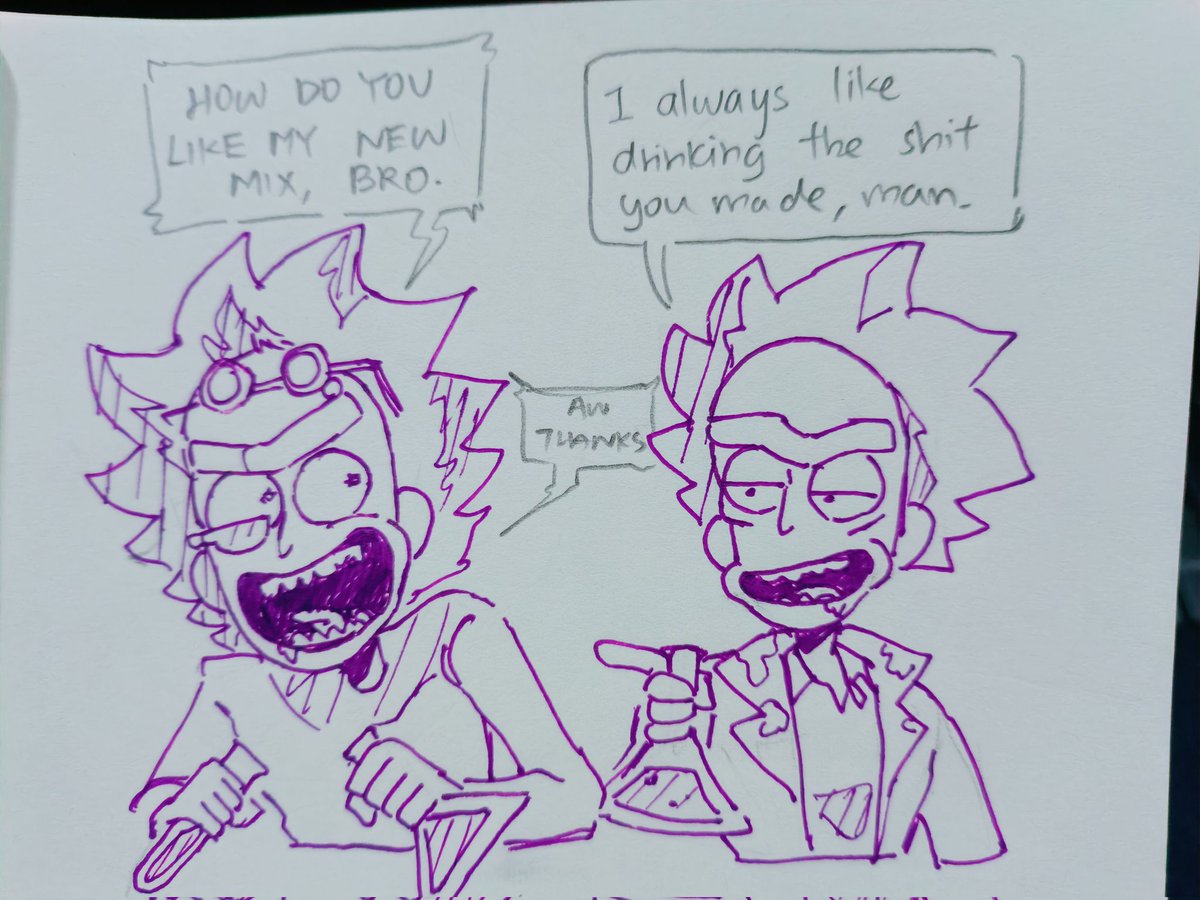 kreidxpriz's tweet image. Gift for a friend on Tumblr. 

#labrick #gasrick #RickandMorty #RickSanchez #ram #rick #pocketmorty