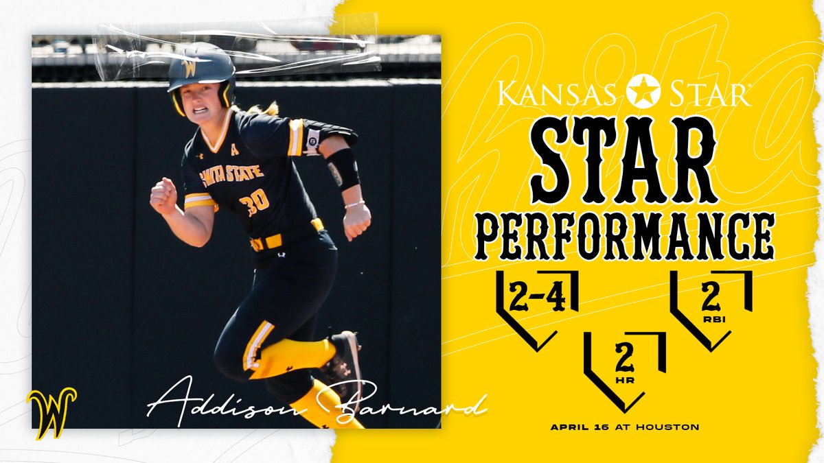 Addie. The. Baddie.

2 seasons at Wichita State
2 seasons with 20+ HR
4 multi-HR games in 2022
20 HR in 2022

#watchus
