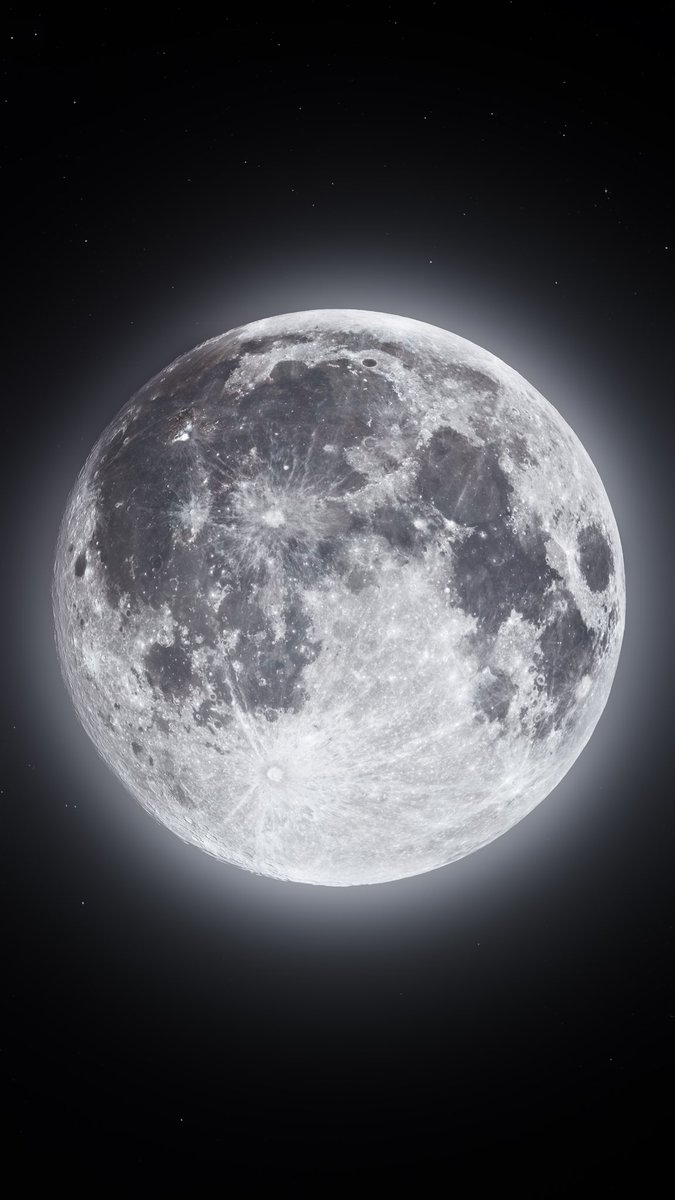 astrofalls's tweet photo. Last nights full moon, a 48 panel mosaic at 130 megapixels! https://t.co/LUc1E36wAw