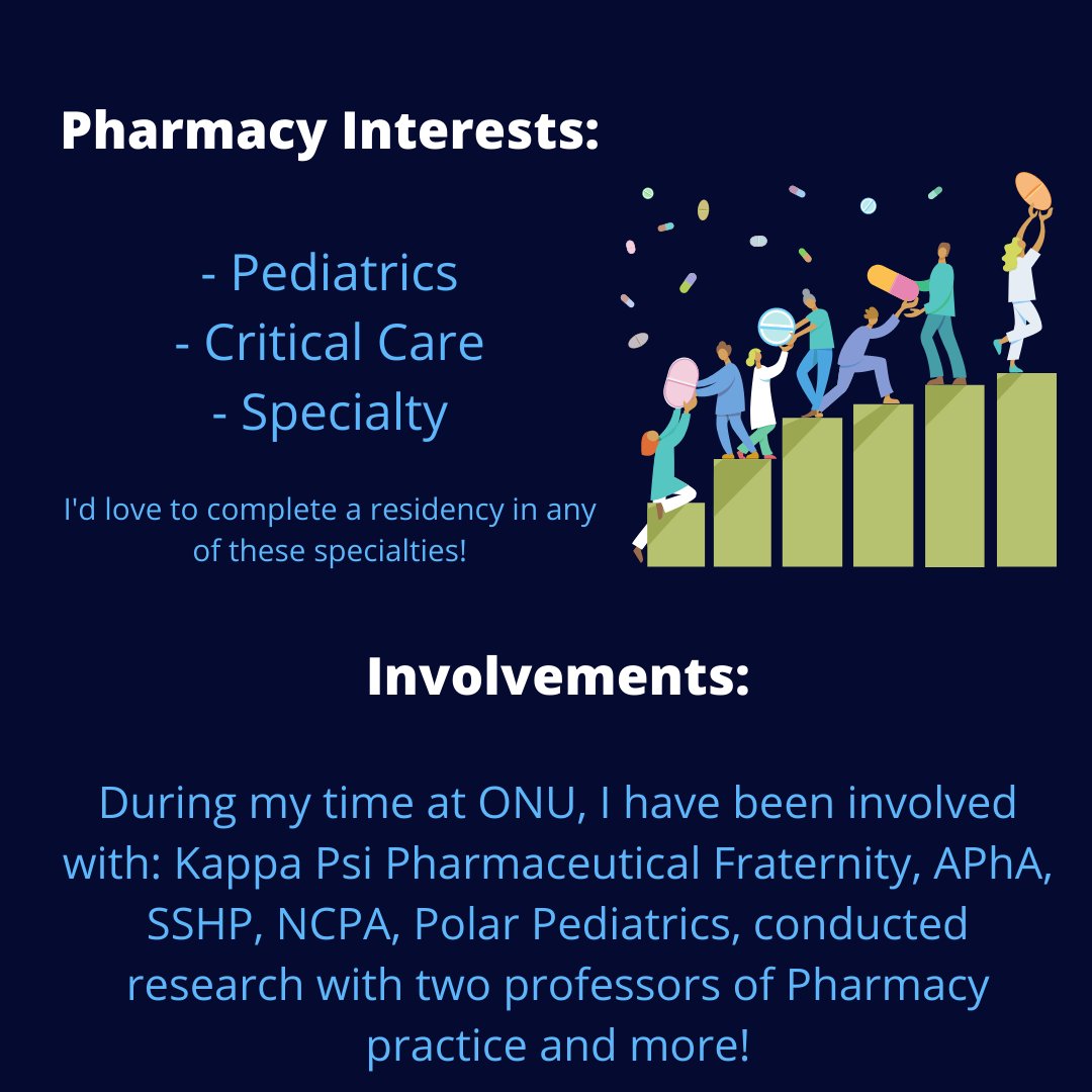 dmcwilliams_rx's tweet photo. Hello #TwitteRx! I am so excited to finally join the family :) I thought I would make my first tweet an introduction of who I am. Please feel free to reach out to me if you want to talk pharmacy, pharmacy school, or anything else! #KappaPsi #PharmacyStudent https://t.co/klJt8bzh5a