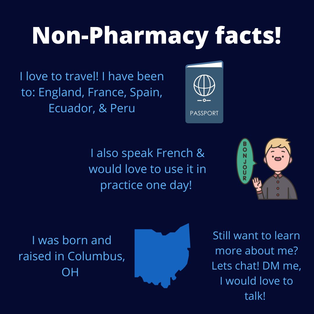 dmcwilliams_rx's tweet photo. Hello #TwitteRx! I am so excited to finally join the family :) I thought I would make my first tweet an introduction of who I am. Please feel free to reach out to me if you want to talk pharmacy, pharmacy school, or anything else! #KappaPsi #PharmacyStudent https://t.co/klJt8bzh5a