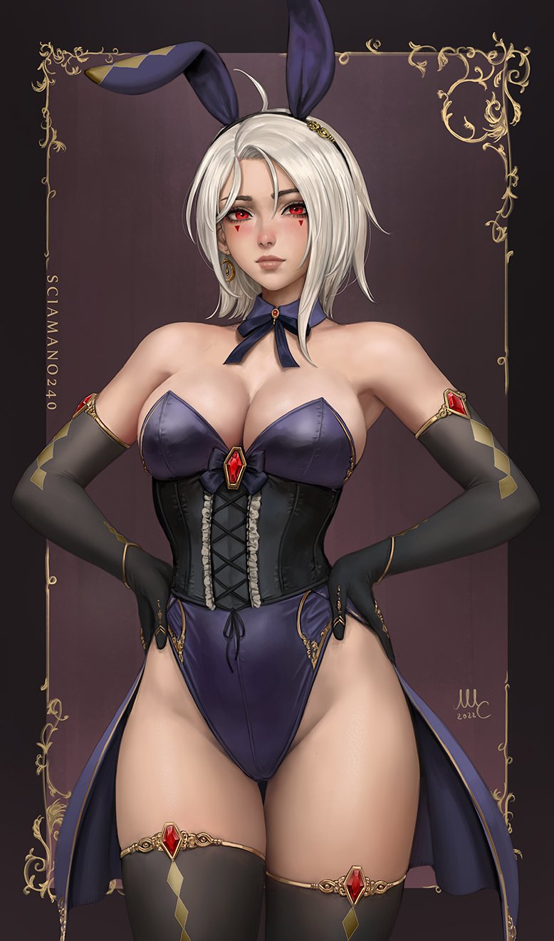 Sciamano240's Art on Twitter "Happy Easter! Here's my OC Bianca