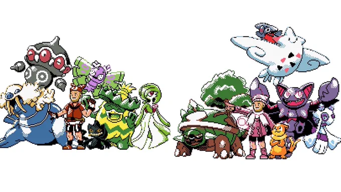 Me and my ideal Pokémon teams from Kanto to Galar ✨ 