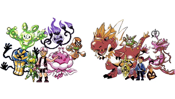 Me and my ideal Pokémon teams from Kanto to Galar ✨ 