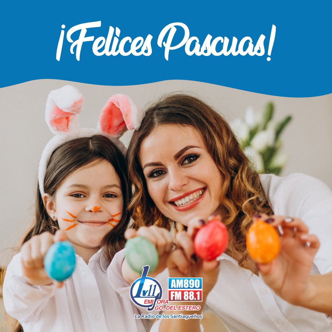 #RadioLV11 | ¡ES HOY! ¡ES HOY!🐇🤩

🫂Que esta fecha sea una oportunidad de reflexión, unión familiar y que ayude a que nuestra fe se haga inquebrantable.✨

¡Felices pascuas les desea la radio de los santiagueños!🥰

#RadioLV11 #LV11 #Pascuas2022 #felicespascuas #pascuas