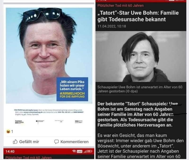 chickenpox04's tweet photo. " Mit einem #Piks holen wir unser Leben zurück" ... 💉💀
#ploetzlichundunerwartet
#uwebohm
#ärmelhoch https://t.co/NCHnNjS1g1