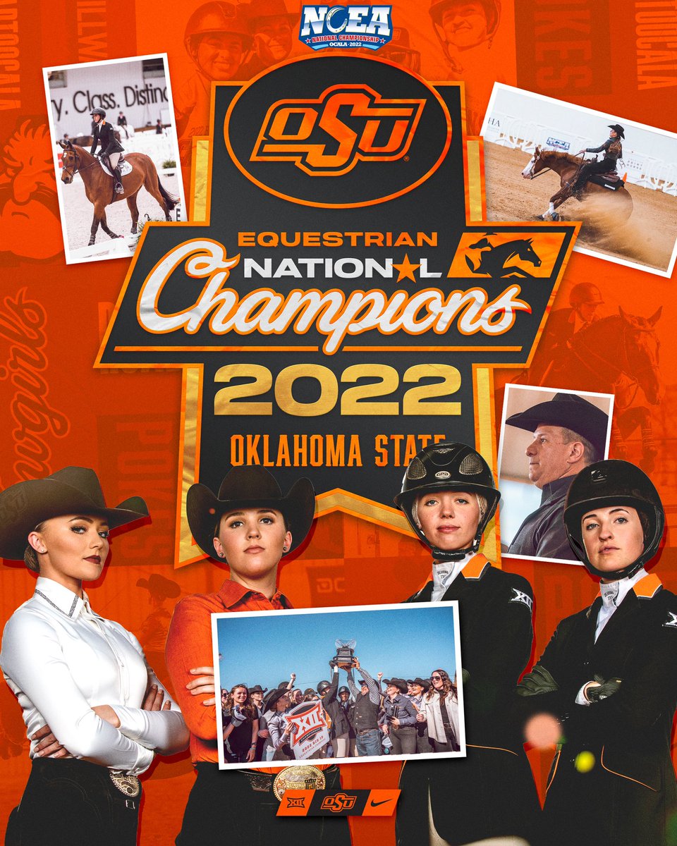 FOR THE FIRST TIME IN PROGRAM HISTORY, THE COWGIRLS WIN THE OVERALL NATIONAL CHAMPIONSHIP!!!

#RoadToOcala | #GoPokes