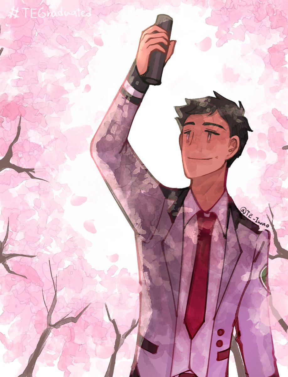 TE_Iwao's tweet photo. /อิวาโอะเองก็มาวันจบการศึกษาเหมือนกันนะ🌸

#TEGraduated https://t.co/PaCRby7ZxI