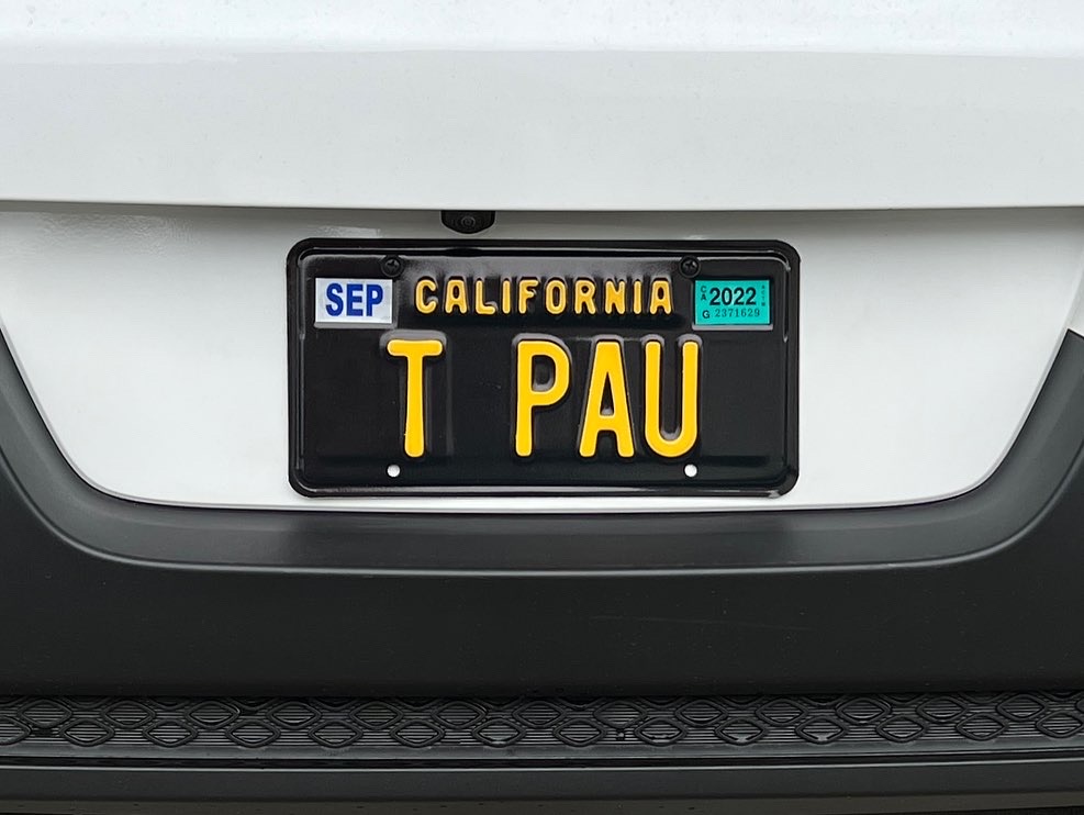 KatyGerman's tweet photo. Behold, my nerdiest thing. Can you believe this was still available? 
Thx to the workers at Folsom State Prison and the DMV for doing a great job. 
#tpau #startrek #startrektos #vulcan #spock #tpring #stonn #llap #livelongandprosper #inglorioustreksperts #california #carculture https://t.co/id7ZVh05nX