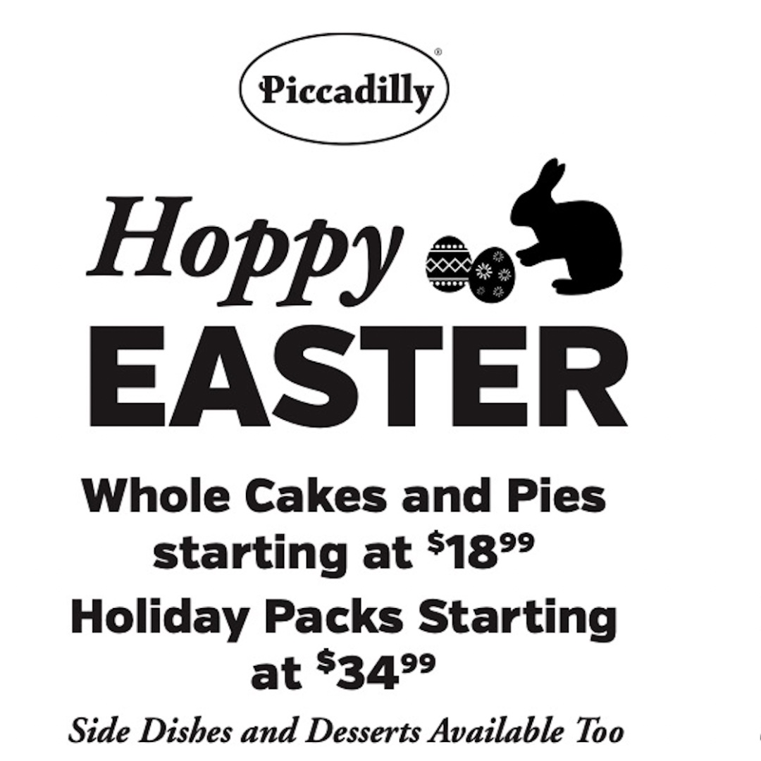 EatPiccadilly's tweet photo. Hoppy almost Easter! π°
Take advantage of our delicious desserts this Easter and place a pre-order today! π
.
.
#Piccadilly #Hoppy #EasterDesserts #PreOrder #AlmostEaster https://t.co/wo7pPj1cRE