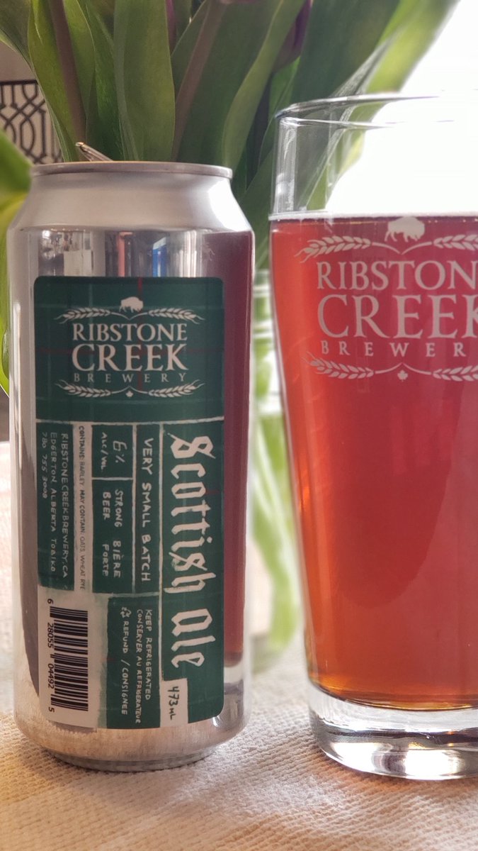 Found a <a href="/RibstoneCreek/">Ribstone Creek</a> Scottish Ale buried in the back of the fridge. A good beer to sip while smoking all the meats!

#yegbeer #abbeer #beer #craftbeer #dcoutdoors #YouTube #youtuber #snacksquad #teamsnacks
