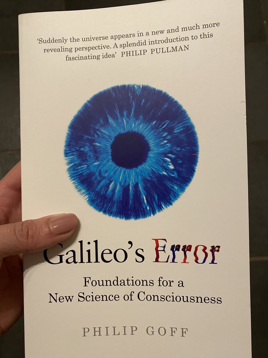 essy013's tweet photo. Didn’t expect to finish this today but it was great, even though the #hardproblemofconsciousness remains unsolved #galileoserror @Philip_Goff #philosophy
Hoping to read #beingyou @anilkseth & perhaps #philosophersonconsciousness @_JackSymes before the May20 event @TungAuditorium https://t.co/y4UgM8IQ9u
