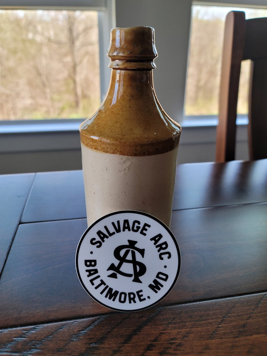 Late 1800s Stoneware beer bottle for my collection from <a href="/SalvageArc/">Evan Woodard | Salvage Arc 👨🏾‍🏫</a>