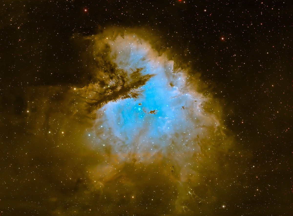 JabadfJose's tweet photo. Pacman nebulosa https://t.co/r4VmK21N7j