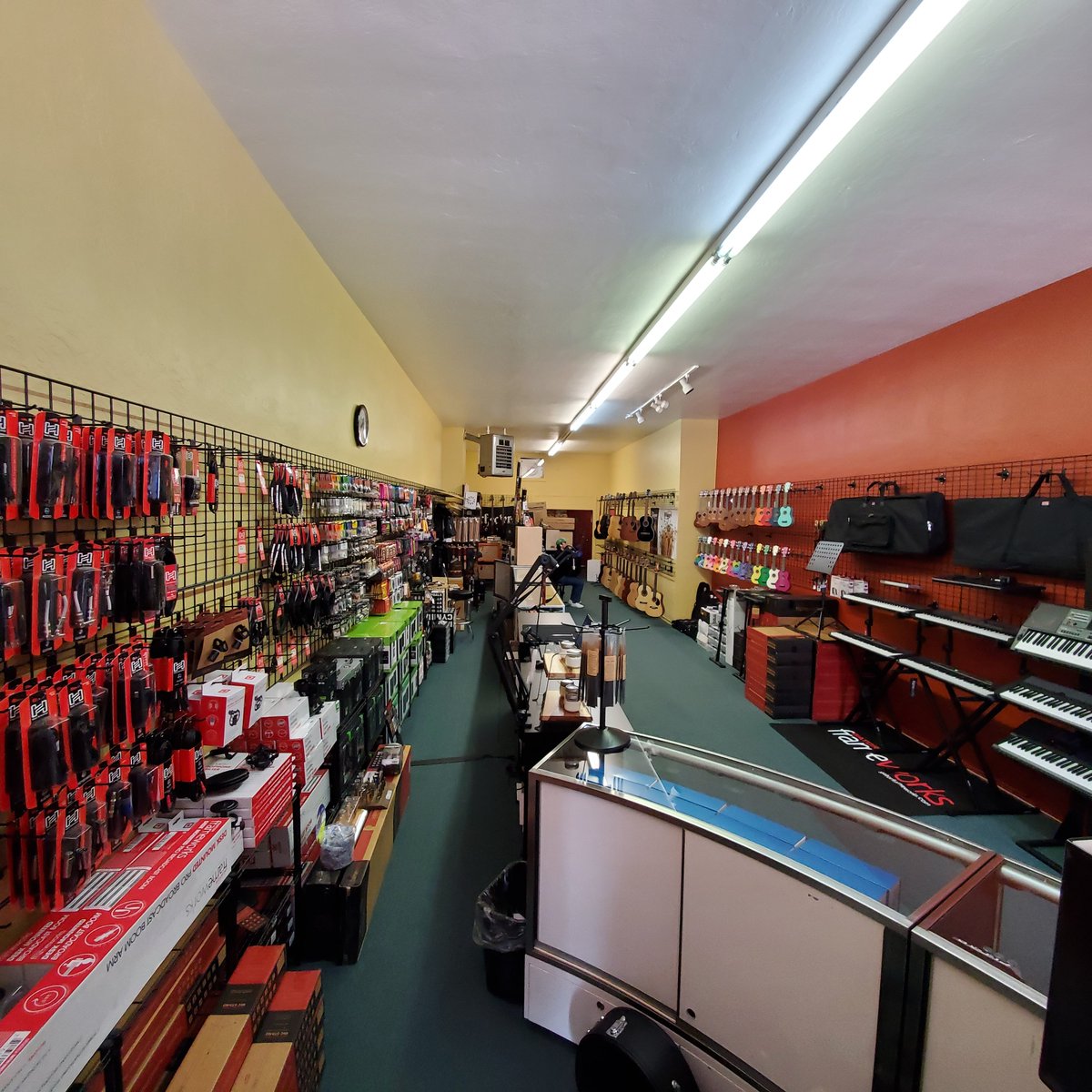 Photo of the interior of Music Depot.