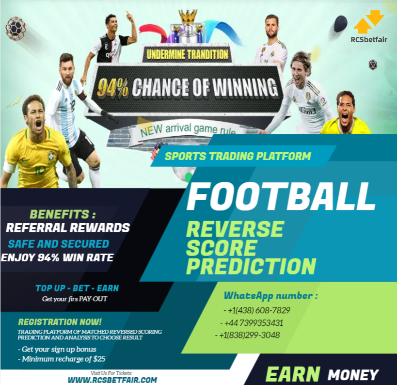 RCSBetfair's tweet photo. Support your favorite football team while earning money. Offers from 40 up to 200 matches every day and has a 94% success rate. Create your own team now and start earning

Register now!

#rcsbetfair
#Betfair 
#earnings 
#earnmoneyonline 
#investments 
#invest 
#sport 
#football https://t.co/3tQEKrElhw