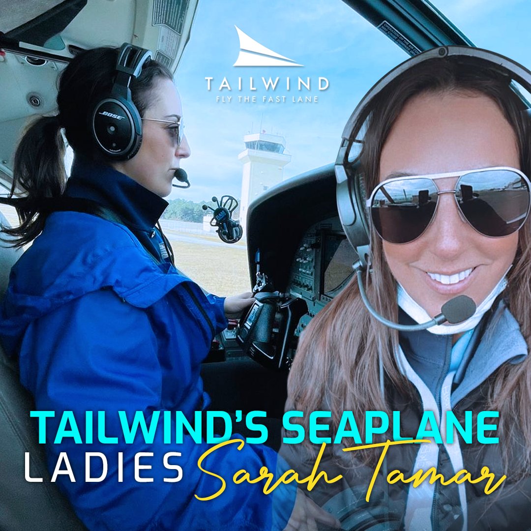TailwindAir's tweet photo. π©ββοΈ Who said women can't take control?
Meet our seaplane co-pilot, Sarah Tamar.
Be assured that, flying with Sarah, your experience in the air will be one of the best you've ever had π.
#tailwindair #flights #bostontonewyork #seaplanes #femalepilots https://t.co/0Gopa7Aufc