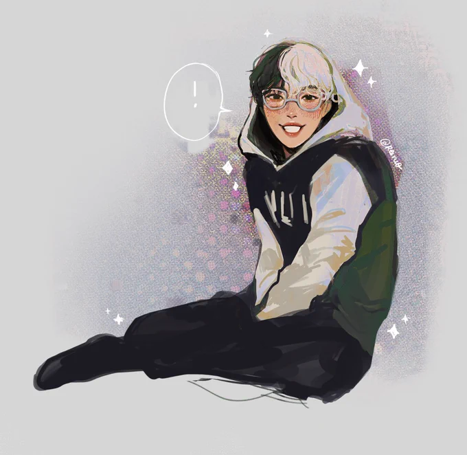 Just wanna appreciate this Oreo hair on him 🤍🖤
#hongjoong #ateez #ateezfanart 