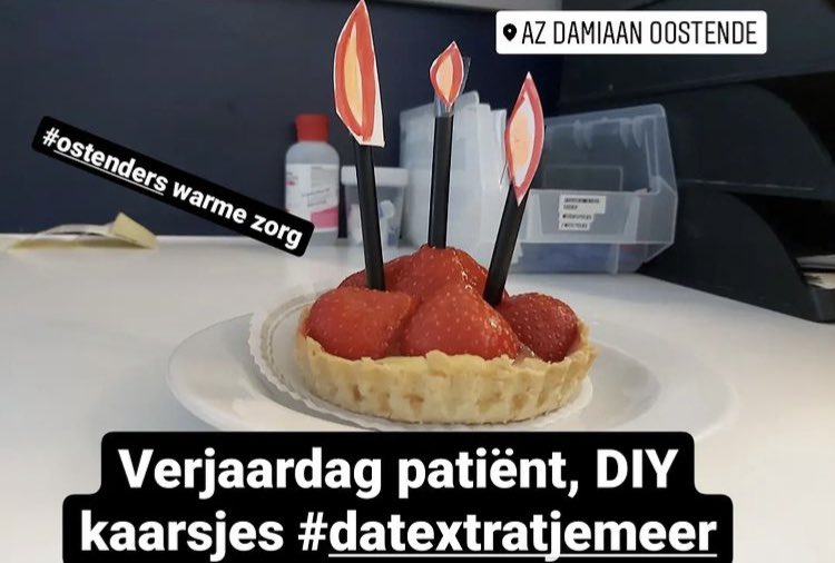azoostende's tweet photo. Verjaren wanneer je op de dienst Intensieve zorgen verblijft, is bijzonder. Maar als onze verpleegkundigen met hun creativiteit dat ietsje extra geven, dan vergeet je dit zeker nooit meer! 🥳
Zo trots op onze toppers van ICU/MCU om onze patiënten zo warm te bejegenen. https://t.co/2mn059BJcV