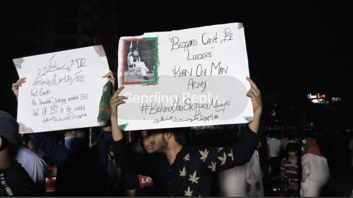 SharjeelPak's tweet photo. He is the man who fighting For Us.
Remember his word. We are not your Slaves Whatever you are super power or anything else
Nation Proved that he’s not one man who fight against Everyone. The nation show him they Are All With @ImranKhanPTI 
 #امپورٹڈ_حکومت_نامنظور
#KarachiJalsa https://t.co/fTD3BlxjBx