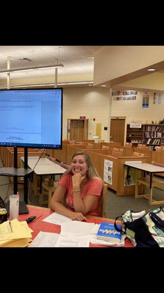 T2tuff's tweet photo. NSBHS Psychology students putting in work on a Saturday participating in a study session preparation of their upcoming AP Psychology exam. Thank you Emmy Decker, #Cuda4Life, for coming in to prep our students. #NSBHSStudentsRock #NobodyHasItBetterThanUs https://t.co/XoCiS6bx1L