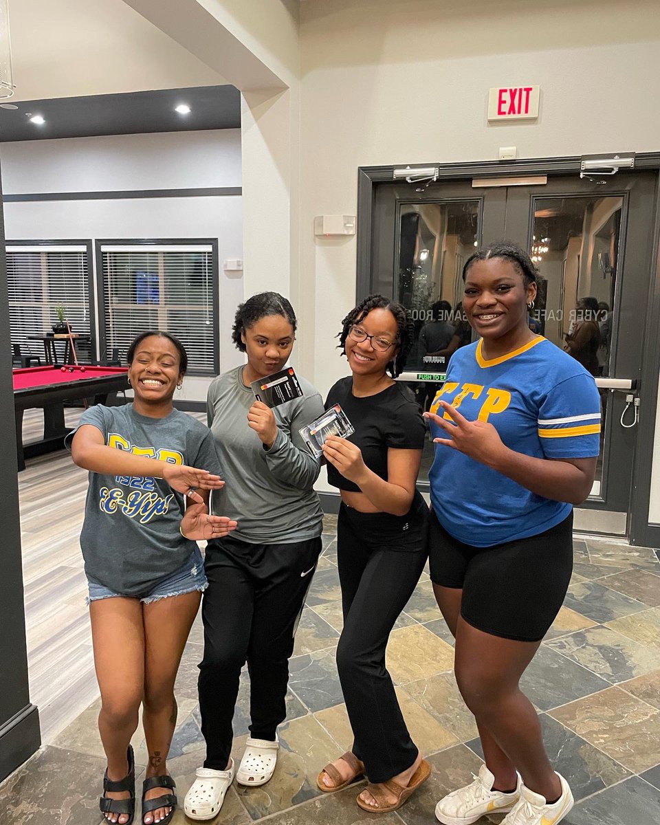 Game night was a success!! What a way to end our Sigma week. Thank you to everyone who attended our events and had a great time!💙💛#gamenightwithHA