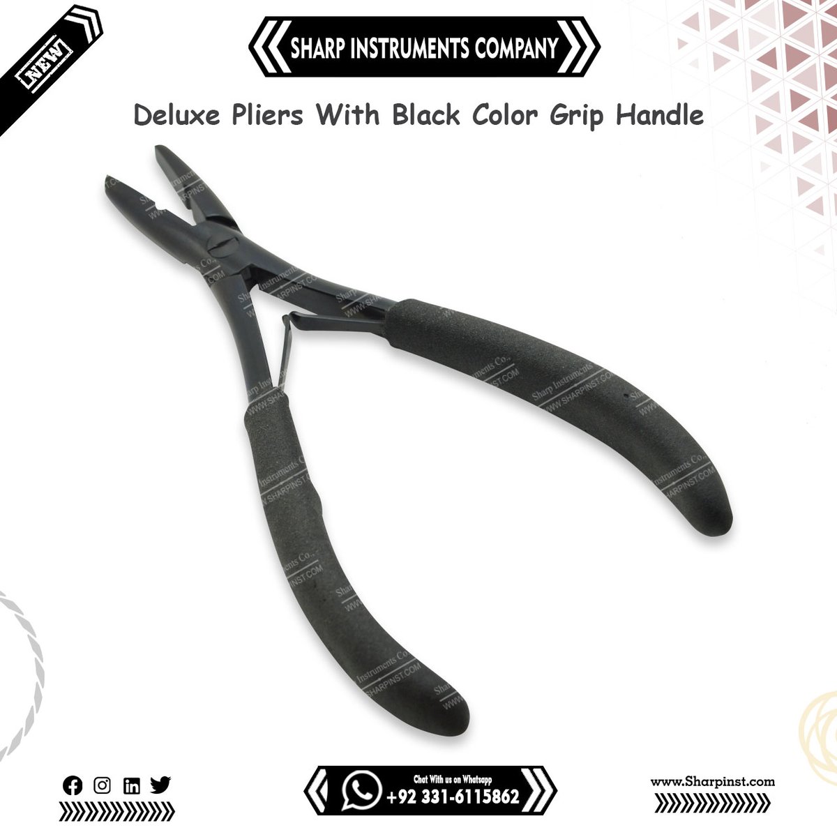 Deluxe Pliers With Black color Grip Handles.
#mirror #hairdressingmirror #salonmirror #handheldmirror #handheldmirroruk #mobilehairdressingmirror #hairxtensions