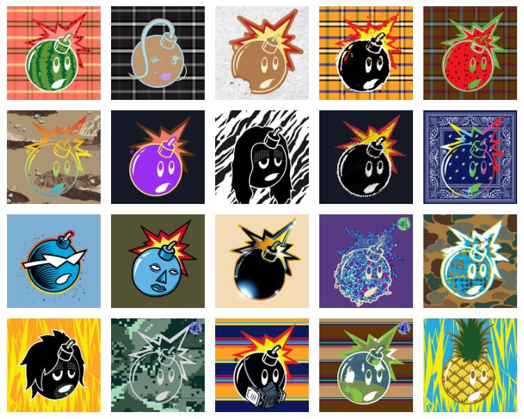 My Updated <a href="/AdamBombSquad/">Adam Bomb Squad</a> collection. 

Benefits
1. Royalties
2. King of Collabs
3. Presale Access on Merch
4. Free Merch Drops
5. Access to Allowlists
6. Community led Events/giveaways
7. Real life events
8. Over 18 year old Street wear brand
9. Doxxed founders
10. Community
++