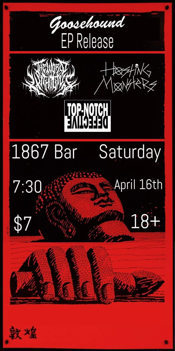 goosehound's tweet photo. Tonight!!! Better see you there https://t.co/wouv2PJXVV