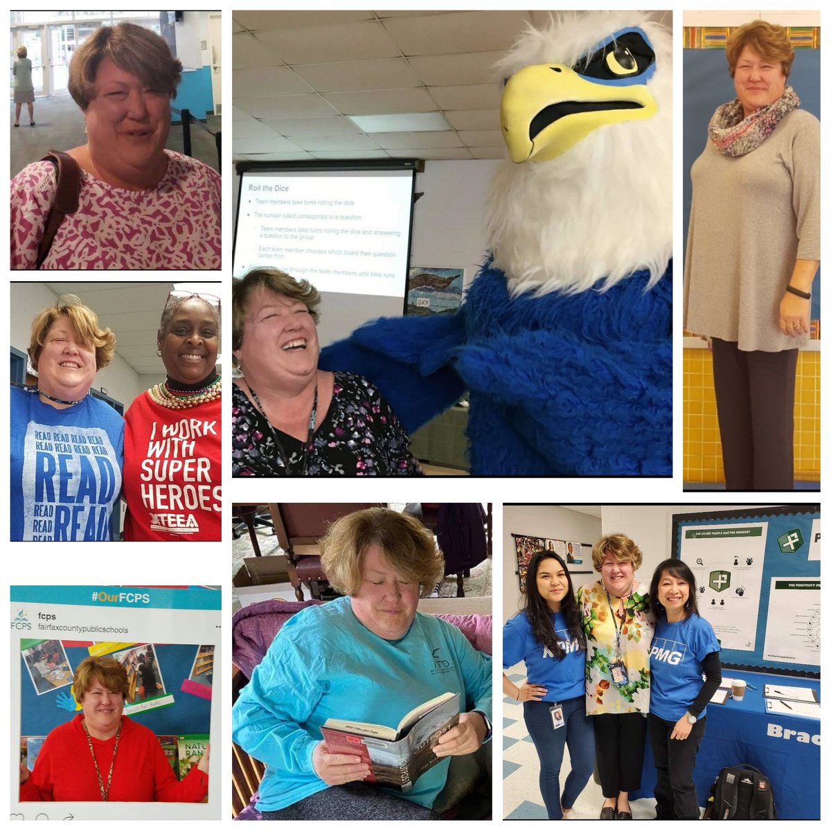 Recognizing and Celebrating our Awesome and Amazing Braddock ES Librarian! #NationalLibrarianDay 2022
LOVE @BesNmfoley 🦅💙📚🙇🏾‍♀️📚🙇‍♂️ @_Reading_Rocks_ with Mrs. Foley!
@fcpsnews @FCPSR2 @FCPSLibrarians @FCPS_LIS @vaslchat @read @FCPSReads @FCPSElemLA @RIFWEB