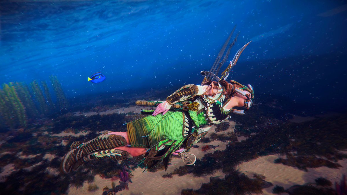 Just keep swimming 🥰

#HorizonForbiddenWest #BeyondTheHorizon #PS5Share #VGPUnite #WorldofVP #LandofVP