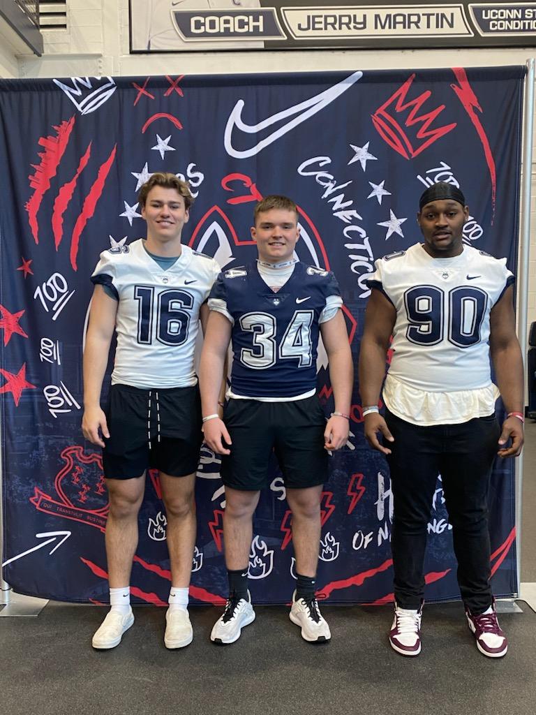 KillinglyFBall's tweet image. Thank you @UConnFootball @johnmarinelli @CoachDShearer for hosting our guys today!  @SorenRief @DreibholzThomas @TerrenceA77