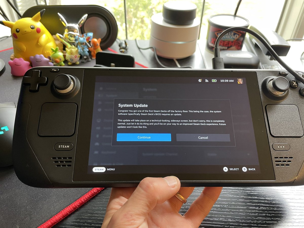 😮 It’s here! 
#SteamDeck