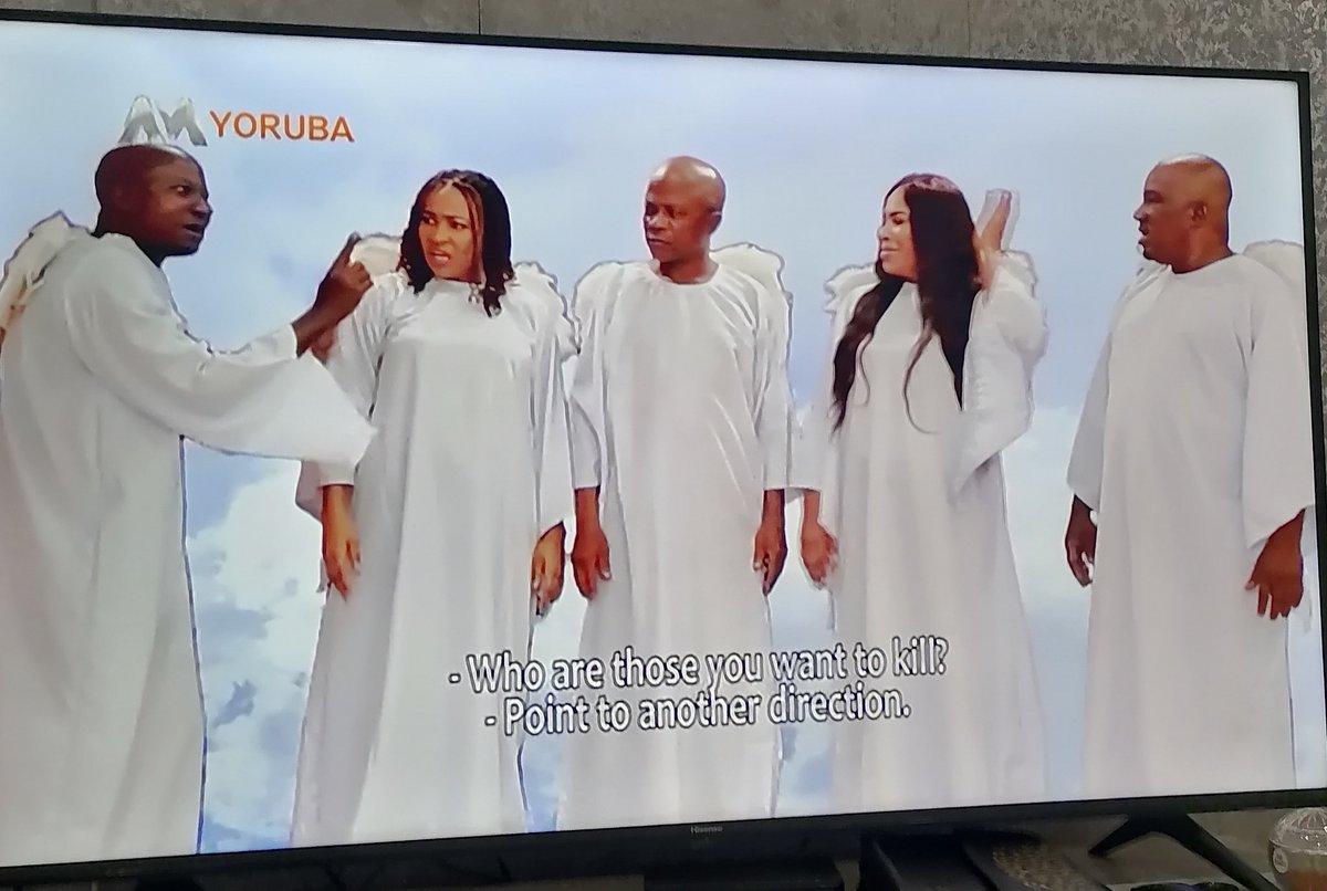 Efficiency48's tweet photo. Angels having hot arguments in heaven
Yoruba movies go humble you 😂😂😂😂😂😂😂 https://t.co/1xCXICMGuX