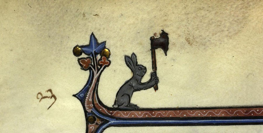 aflashbak's tweet photo. Medieval Easter Bunnies That Want To Kill You - Flashbak https://t.co/YxZlL8YbYr https://t.co/J5LsSZRHP4