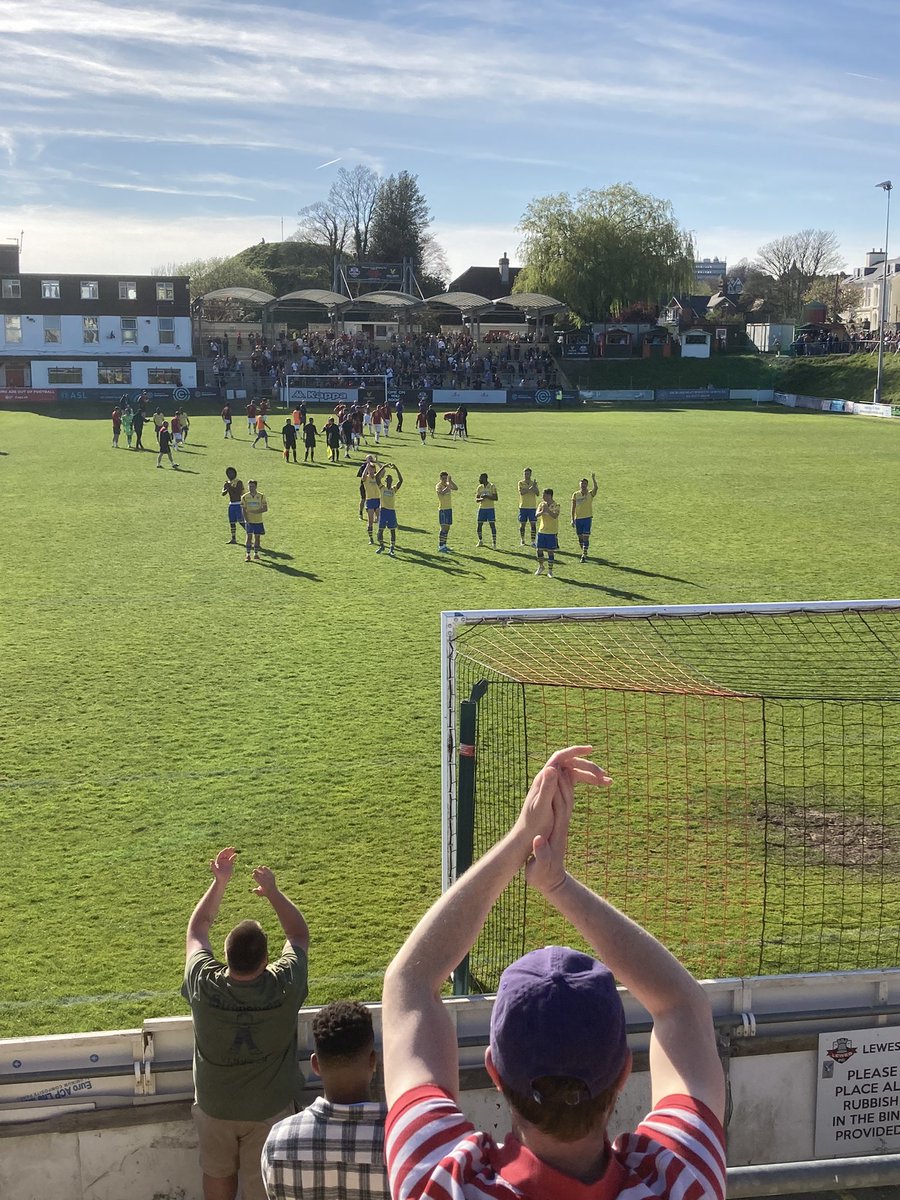 KingstonianFC's tweet image. A good point in the Sussex sunshine 👍