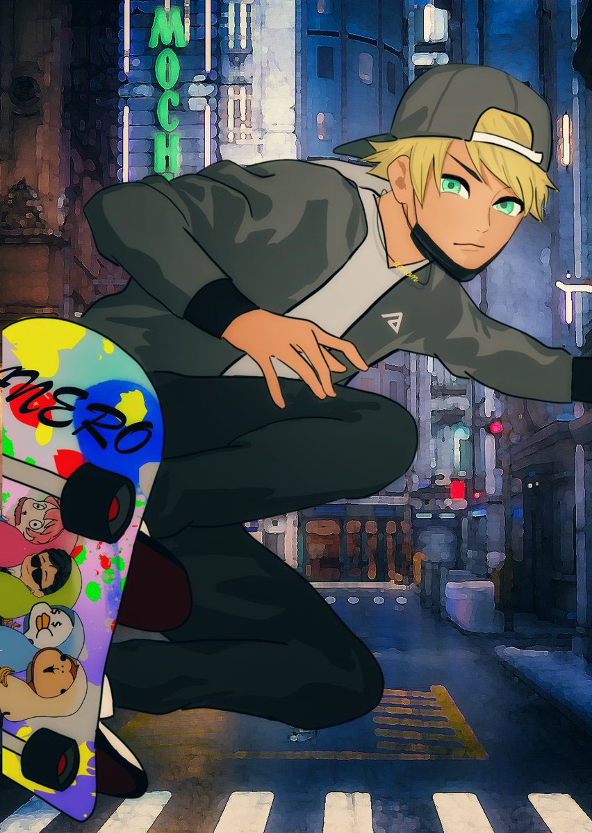 AneroVerse's tweet photo. 🛹 🌃 https://t.co/wRMY2DJ9C4
