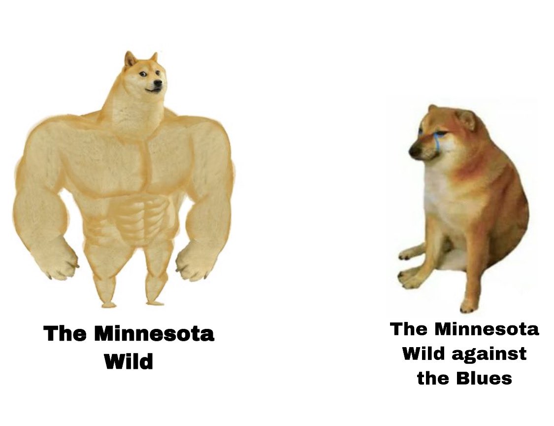 I’d be trying to fight people if I was getting embarrassed like this too #stlblues