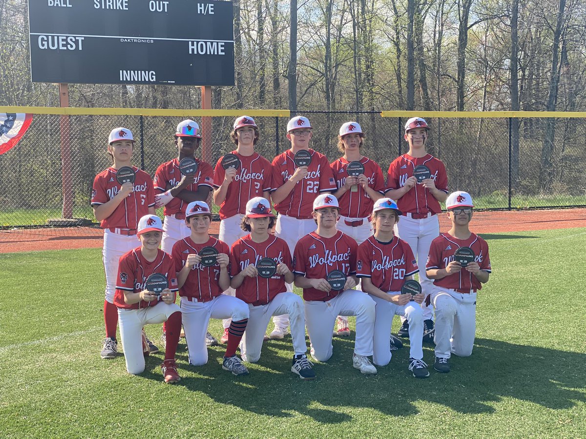 PAPackbaseball's tweet photo. The Pack start off 2022 tourney season on a high note capturing the @RipkenBaseball Easter Weekend title over a strong Team XP out of Maryland!  Bats were hot and everyone contributed!  #GoPack #DoDamage https://t.co/auxQiPilnd