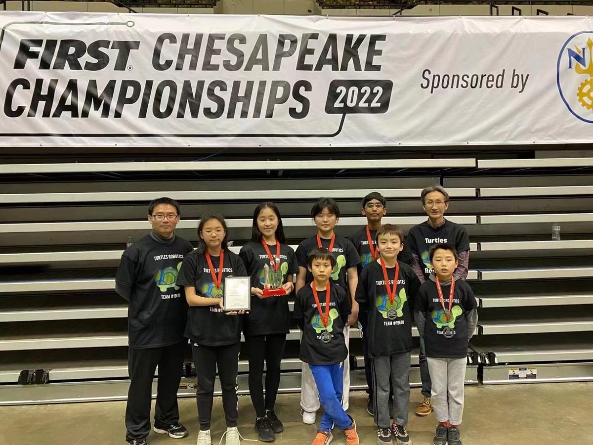 TurtlesRobotics's tweet image. FIRST Chesapeake State Championships 2021-2022 
April 09