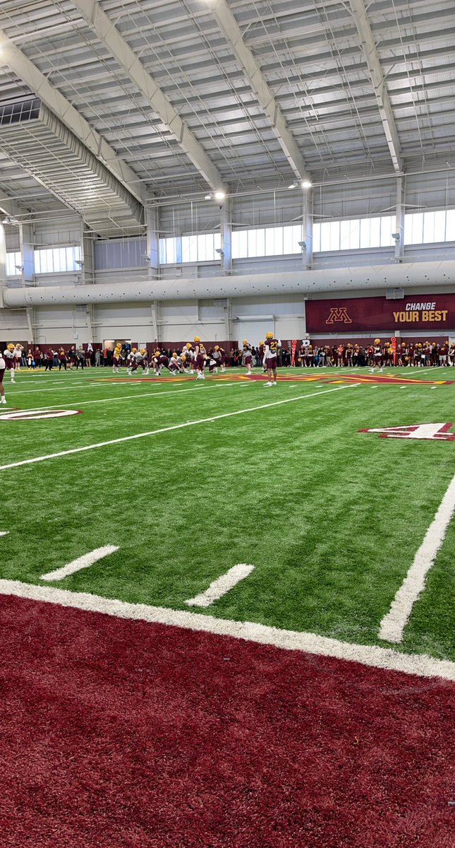 Huge thank you to <a href="/Shakes_GopherFB/">John Schaekel</a> for the private tour today! I loved everything that <a href="/GopherFootball/">Minnesota Football</a> had to offer. Looking forward to making it back on campus for camp this summer. <a href="/Coach_DCollins/">Danny Collins</a> <a href="/IRON_Football/">IRONDALE FOOTBALL</a> <a href="/Emoneyshow/">Eric Harrison</a>