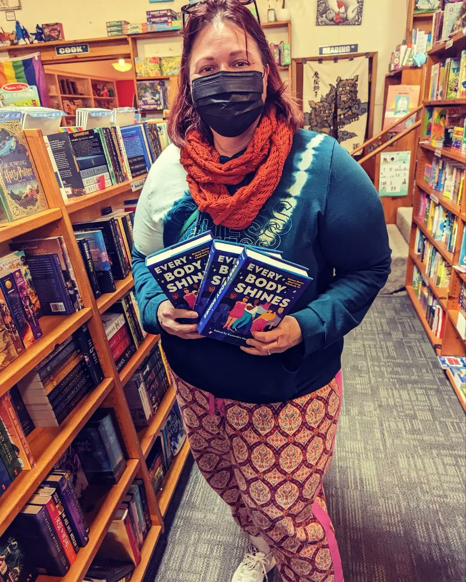 CassNwrites's tweet photo. Mad shoutout to all the indie bookstores taking care of our book babies.
Found a few copies of #EveryBodyShines at Watermark Book Company today and I hope the rush I get whenever I see my books in the wild never disappears. 😊 what a delightful treat. https://t.co/u7Toynfx9u